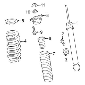 Honda OE - Rear Suspension - Shocks & Components (AWD)