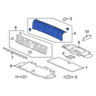 Honda OE - Rear Liftgate Trim Scuff Plate
