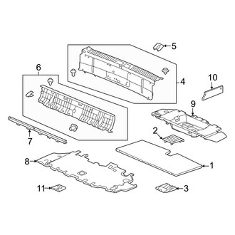 Honda OE - Rear Body & Floor - Interior Trim