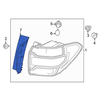 Honda OE - Rear Right Tail Light Cover