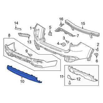 Honda OE - Rear Valance Panel