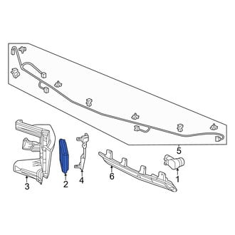 Honda OE - Rear Left Blind Spot Detection System Warning Sensor