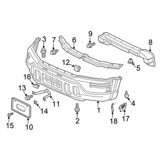 1998 Honda CR-V OEM Bumpers | Front & Rear — CARiD.com