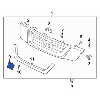 Honda OE - Front Grille Emblem