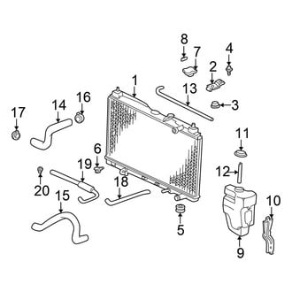 Honda OE - Cooling - Radiator & Components