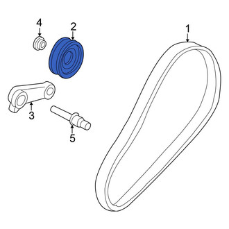 Honda OE - Accessory Drive Belt Idler Pulley