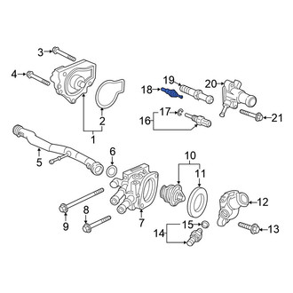 Honda OE - Engine Cooling Fan Temperature Switch