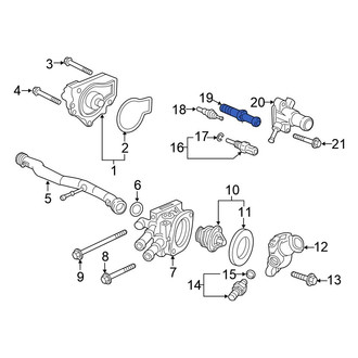 Honda OE - Engine Coolant Pipe Adapter