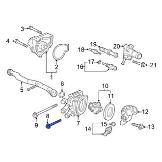 Honda OE - Engine Coolant Thermostat Housing Bolt