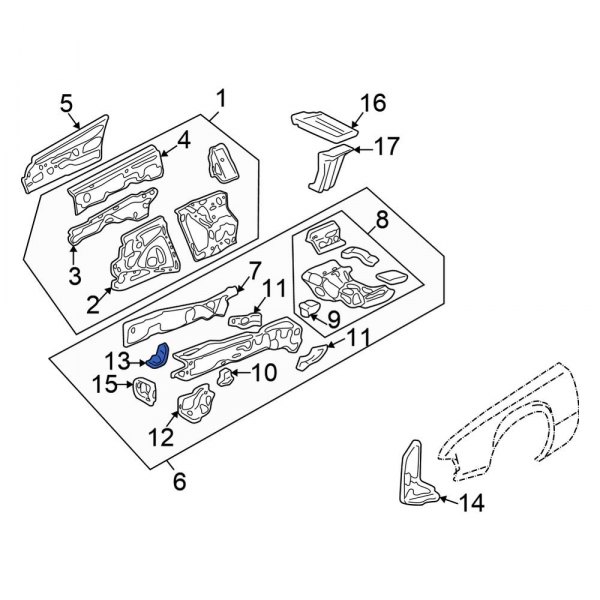 Tie Down Hook Bracket