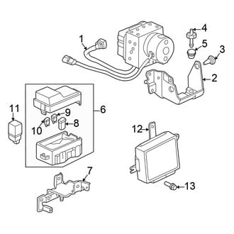 Honda OE - Electrical - ABS Components (4-Wheel ABS)