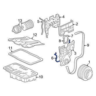 Honda OE - Lower Engine Timing Cover Gasket