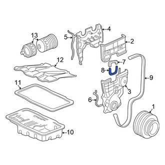 Honda OE - Lower Engine Timing Cover Gasket