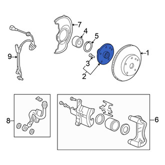 Honda OE - Front Wheel Hub