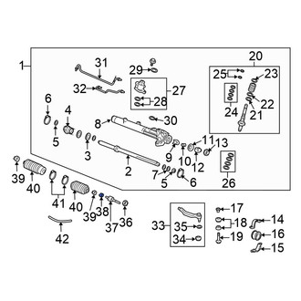 Honda OE - Inner Steering Tie Rod Washer