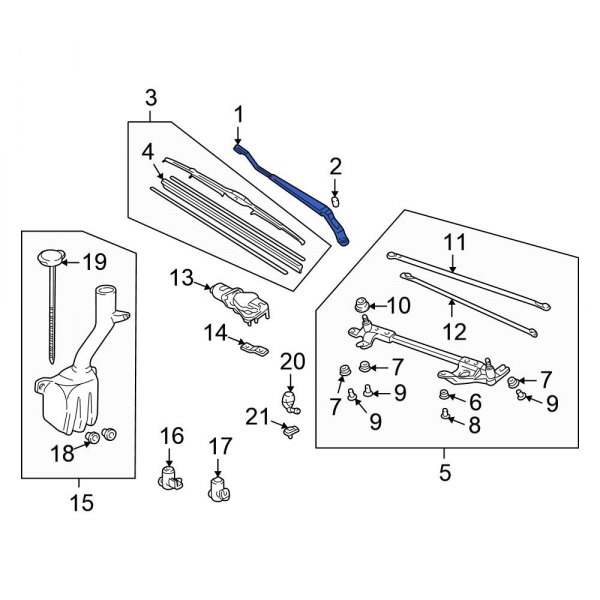 Windshield Wiper Arm