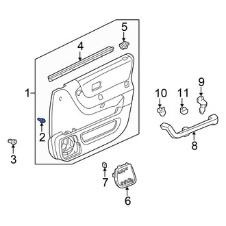 Honda OE - Headliner Clip