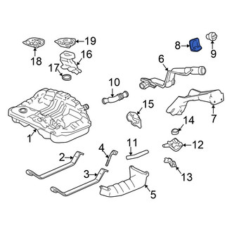 Honda OE - Fuel Filler Neck Gasket