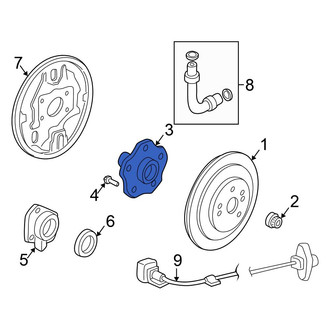 Honda OE - Rear Wheel Hub