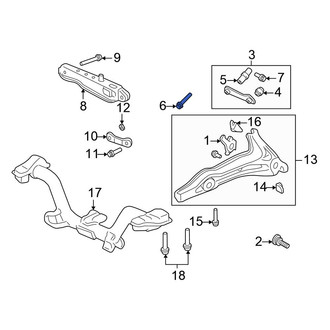 Honda OE - Rear Upper Inner Suspension Control Arm Bolt