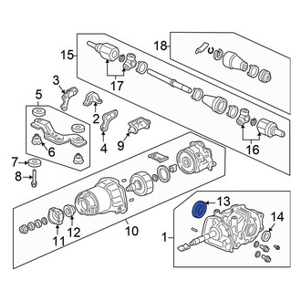 Honda OE - Right CV Axle Shaft Seal
