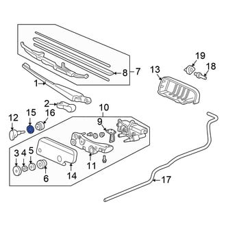 Honda OE - Wiper Motor Seal