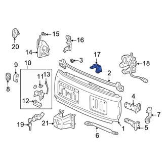 Honda OE - Rear Door Lock Cylinder