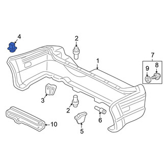 Honda OE - Rear Bumper Cover Grommet