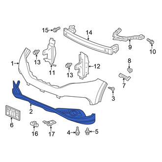 Honda OE - Front Lower Bumper Cover