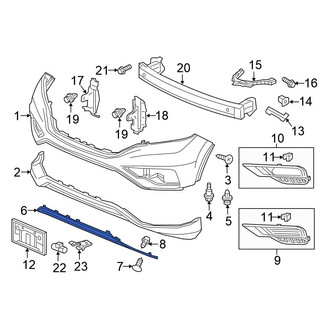 Honda OE - Front Valance Panel