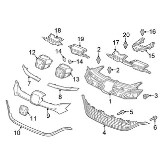 Honda OE - Grille & Components
