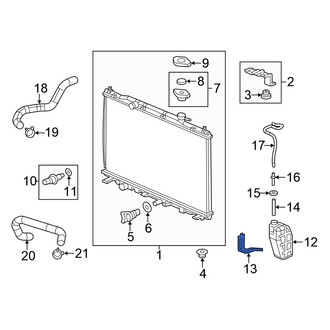 Honda OE - Engine Coolant Reservoir Bracket