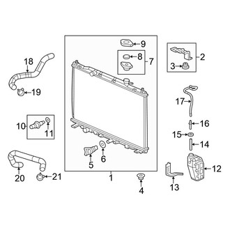 Honda OE - Cooling - Radiator & Components