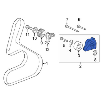 Honda OE - Accessory Drive Belt Tensioner Assembly