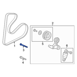 Honda OE - Belt Tensioner Bolt