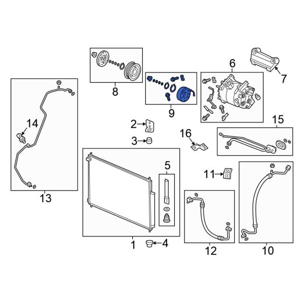 A/C Compressor Clutch Coil