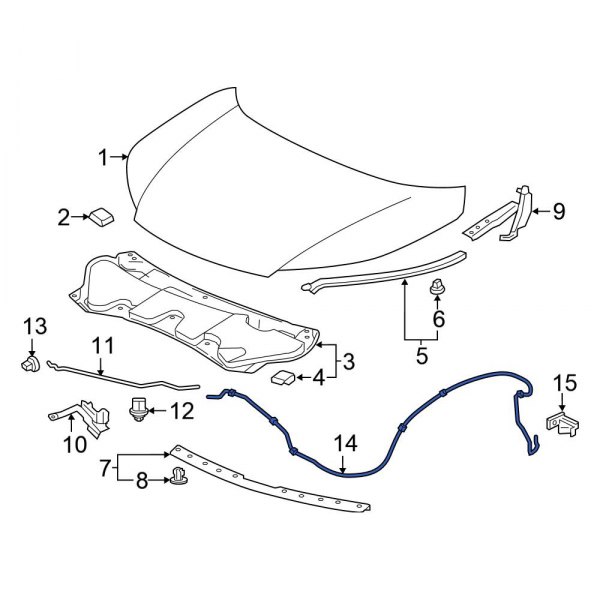 Hood Release Cable