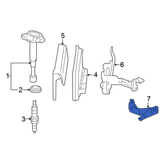 Honda OE - Upper Engine Control Module (ECM) Bracket