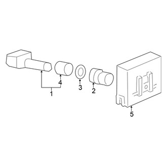 Honda OE - Electrical - Tire Pressure Monitor Components (EX / EX-L / LX)