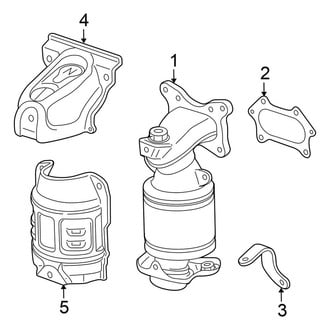 Honda OE - Exhaust System - Manifold (EX / EX-L / LX)