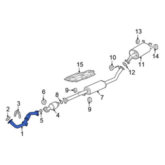 Honda OE - Exhaust Pipe