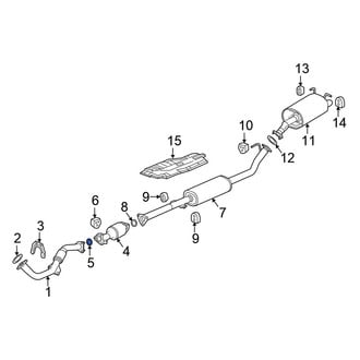 Honda OE - Front Exhaust Pipe Flange Gasket
