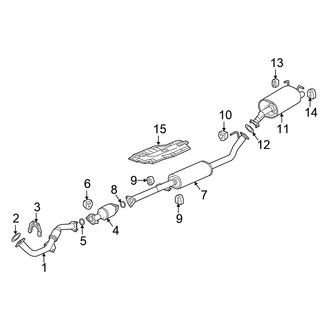 Honda OE - Exhaust System - Exhaust Components