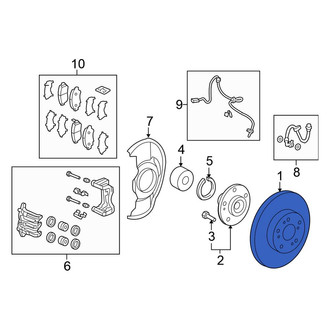 Honda OE - Front Disc Brake Rotor