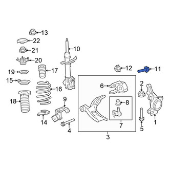 Honda OE - Suspension Strut Bolt