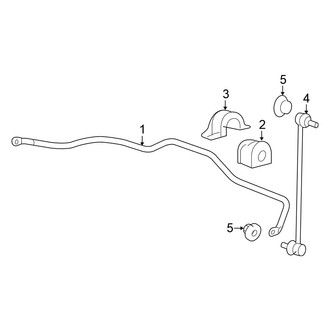 Honda OE - Front Suspension - Stabilizer Bar & Components