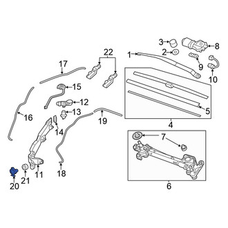Honda OE - Windshield Washer Pump