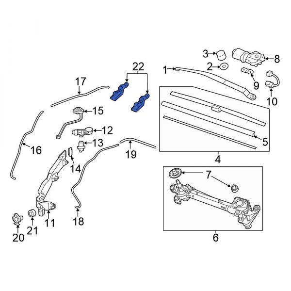 Windshield Washer Nozzle