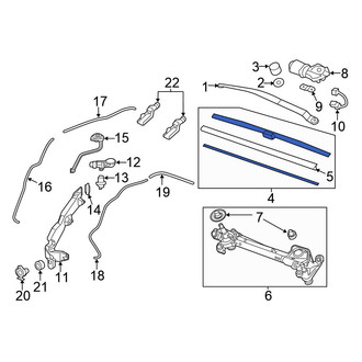 Honda OE - Front Left Wiper Blade