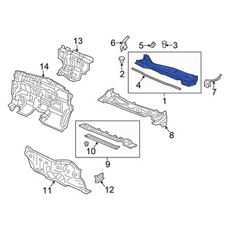 Honda OE - Front Cowl Cover
